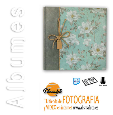 ALBUM M. GARDEN 24X24X20 GRIS+ CAJA DE CARTON BLANCO 