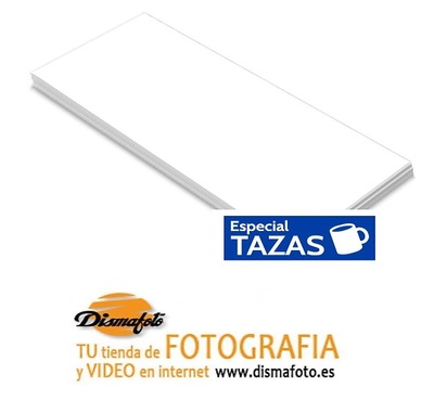 BR PAPEL DE SUBLIMACION 24X10CM ESPECIAL TAZAS 100 UNIDADES 