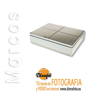 CAJA ARGENTA PLATEADA MAURA 20X15X4,5 CMS 