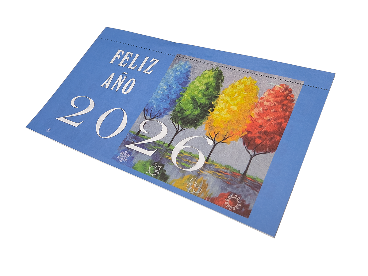 CALENDARIO FALDILLAS MOD. 50 BIMENSUAL ANCHO 23.5 CM. 100 UNIDADES 