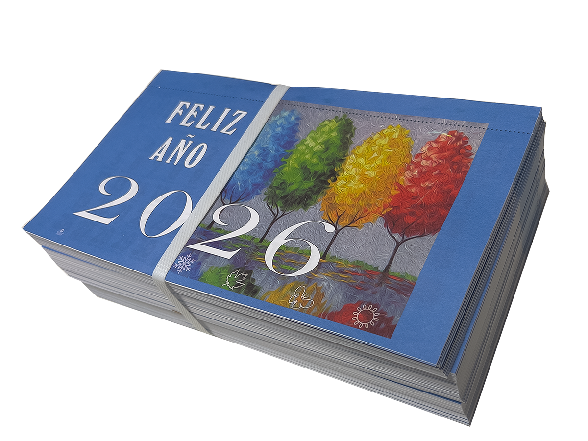 CALENDARIO FALDILLAS MOD. 50 BIMENSUAL ANCHO 23.5 CM. 100 UNIDADES 