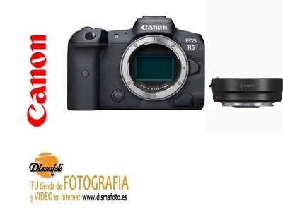 CANON CAM. D. EOS R5 CUERPO + ADAPTADOR EF-EOS R 