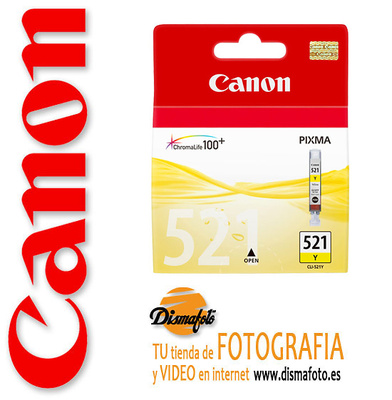 CANON CART.TINTA CLI-521Y AMARILLA 