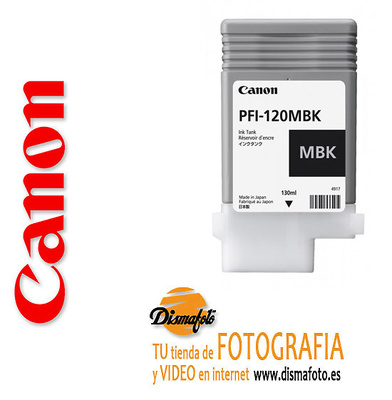 CANON CART.TINTA PFI-120 MATTE BLACK 130ML -MBK 