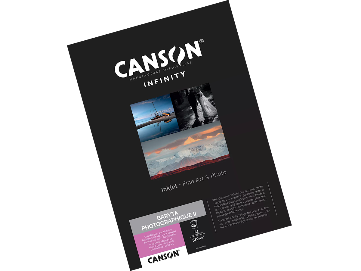 CANSON BARYTA PHOTOGRAPHIQUE II 310G A3 25H 