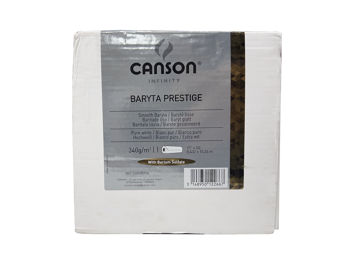 CANSON BARYTA PRESTIGE 340G - 43CM/15.24M 