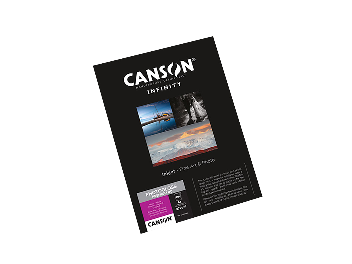 CANSON PHOTOGLOSS PREMIUM RC 270G A4 25H 