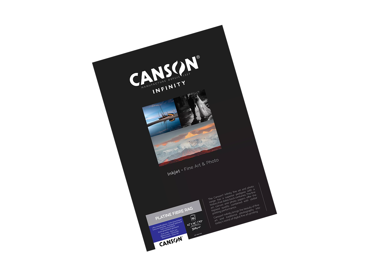 CANSON PLATINE FIBRE RAG 310G A3+ 25H 