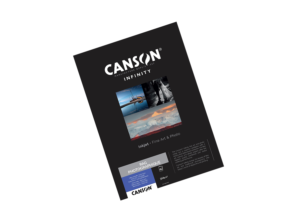 CANSON RAG PHOTOGRAPHIQUE 310G A2 25H 