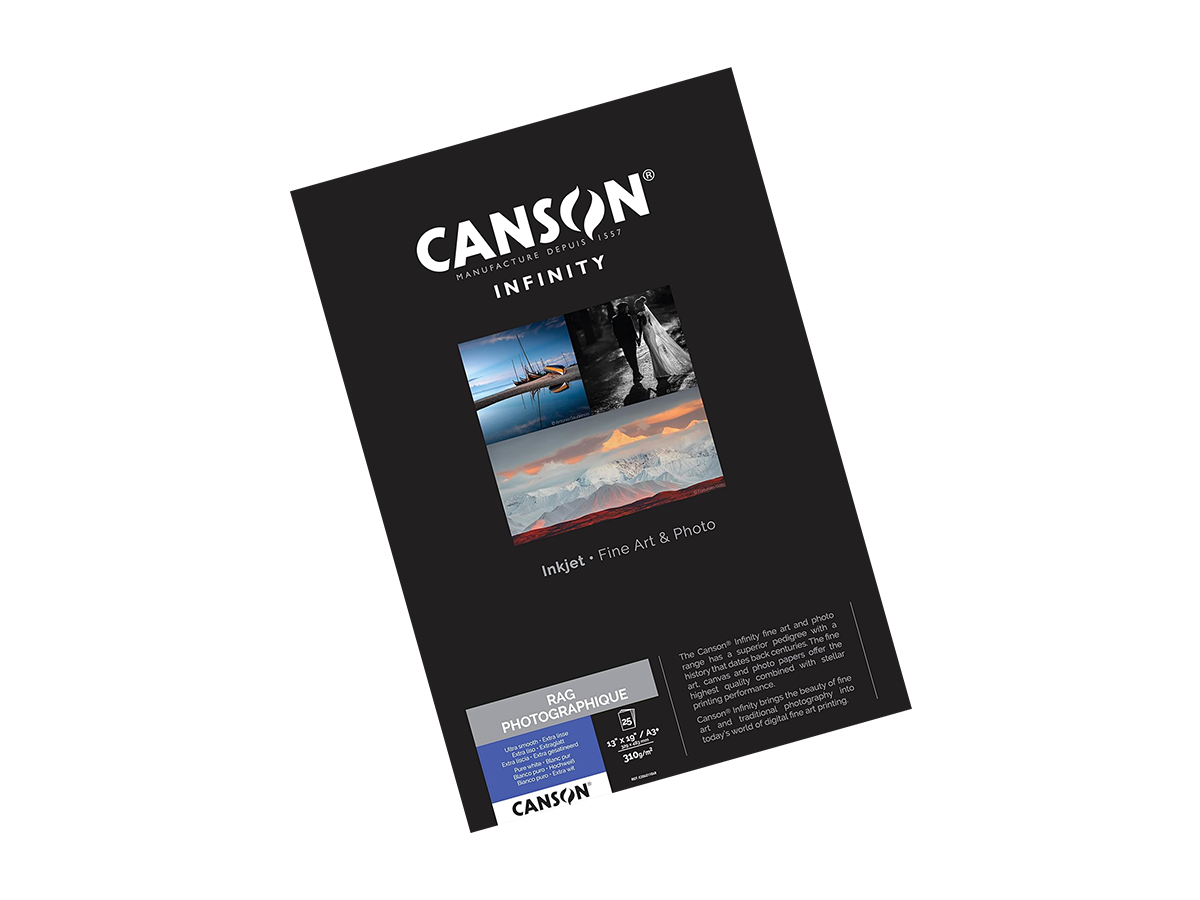 CANSON RAG PHOTOGRAPHIQUE 310G A3+ 25H 