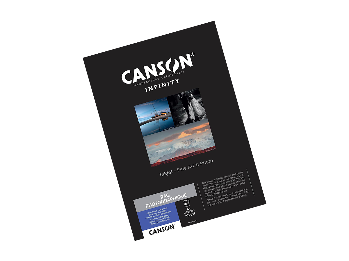 CANSON RAG PHOTOGRAPHIQUE 310G A3 25H 