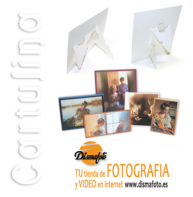 CARTULINA PORTAFOTO CON PIE 10X15 PLATA(100U) 