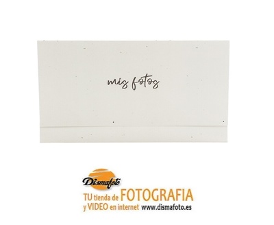 DISMA CARPETA BASICA BEIGE PARA FOTOS 10X15/15X20 12 UNIDADES 