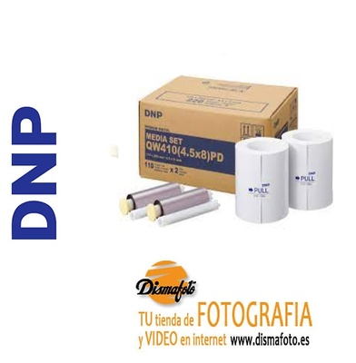 DNP PAPEL QW410 10X15 (4X6) STANDAR 300 COPIAS 