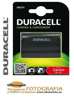 DURACELL BATERIA P/CANON BP-511+ECO 