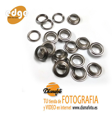 EDGE ANILLAS METALICAS 10,5 MM PARA MONTAJE CON MAQUINA DE OLLADO 500 UD 