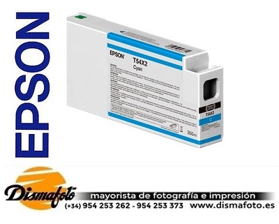 EPSON CART. TINTA T54X2 CYAN 350ML (ANTES T8242) 