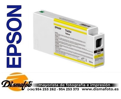 EPSON CART. TINTA T54X4 AMARILLO 350ML (ANTES T8244) 