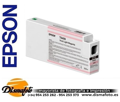 EPSON CART. TINTA T54X6 MAGENTA CLARO 350ML (ANTES T8246) 