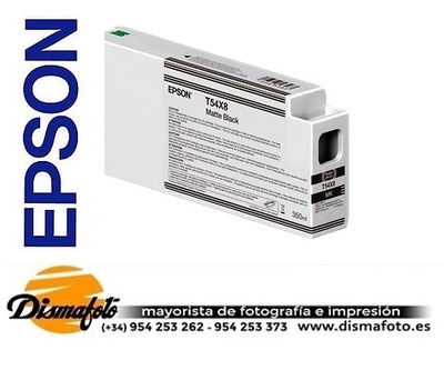 EPSON CART. TINTA T54X8 MATTE BLACK 350ML (ANTES T8248) 