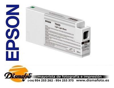 EPSON CART. TINTA T54X9 PHOTO GRIS 350ML (ANTES T8249) 