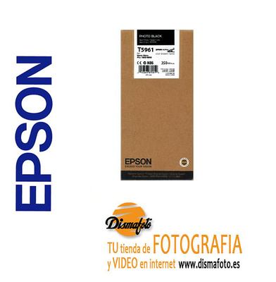 EPSON CART. TINTA T5961 PHOTO BLACK 350ML 