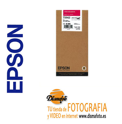 EPSON CART. TINTA T5963 MAGENTA VIVO 350ML 