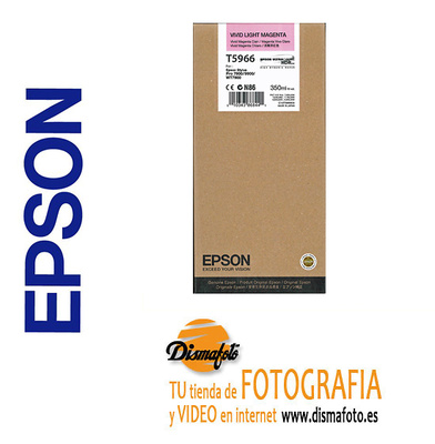 EPSON CART. TINTA T5966 MAGENTA VIVO CLARO 350ML 