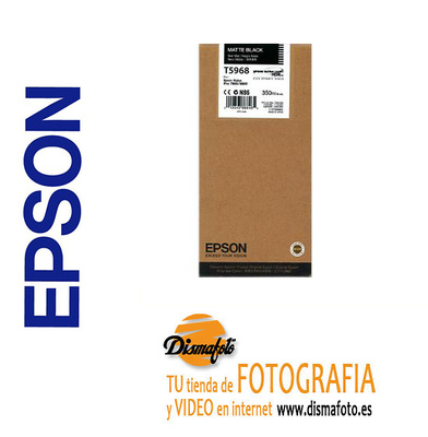 EPSON CART. TINTA T5968 NEGRO 350ML 