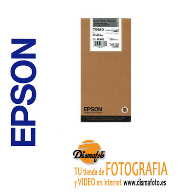 EPSON CART. TINTA T5969 LIGHT BLACK 350ML 