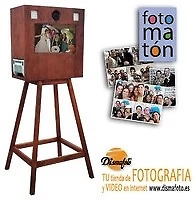 FOTOMATON PARA BODAS Y EVENTOS EN MADERA SIN IMPRESORA 