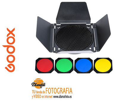 GODOX BARNDOOR COLOR FILTER Y HONEY COMB REF BD-04 