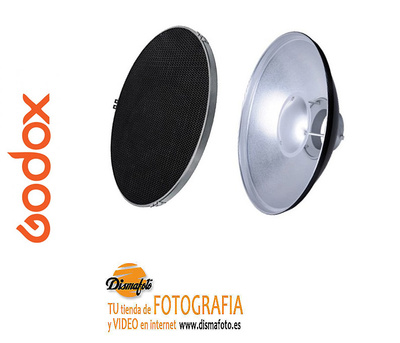 GODOX BEAUTY DISH PLATA CON GRID 550MM 