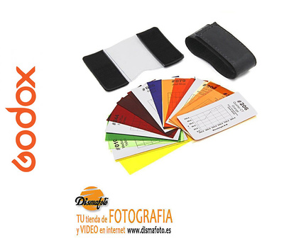 GODOX FILTROS DE COLOR PARA FLASH DE MANO 39X80MM 