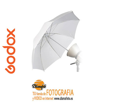 GODOX PARAGUAS PLEGABLE BLANCO/TRANSLUCIDO 100CM 