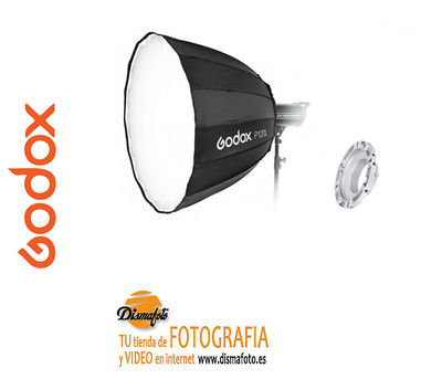 GODOX SOFTBOX PARABOLIC 120CM DIAMETRO MONTURA BOWENS 