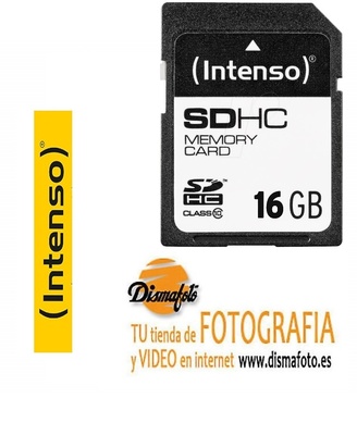 INTENSO TARJETA SDHC 16GB CLASS 10 