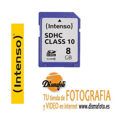 INTENSO TARJETA SDHC 8GB CLASS 10 