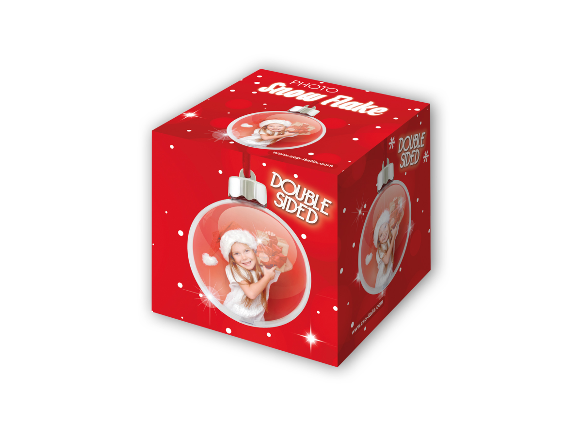 M. COLGANTE NAVIDAD BOLA REF. SF-1051 TRANSPARENTE 7.5X7.5 