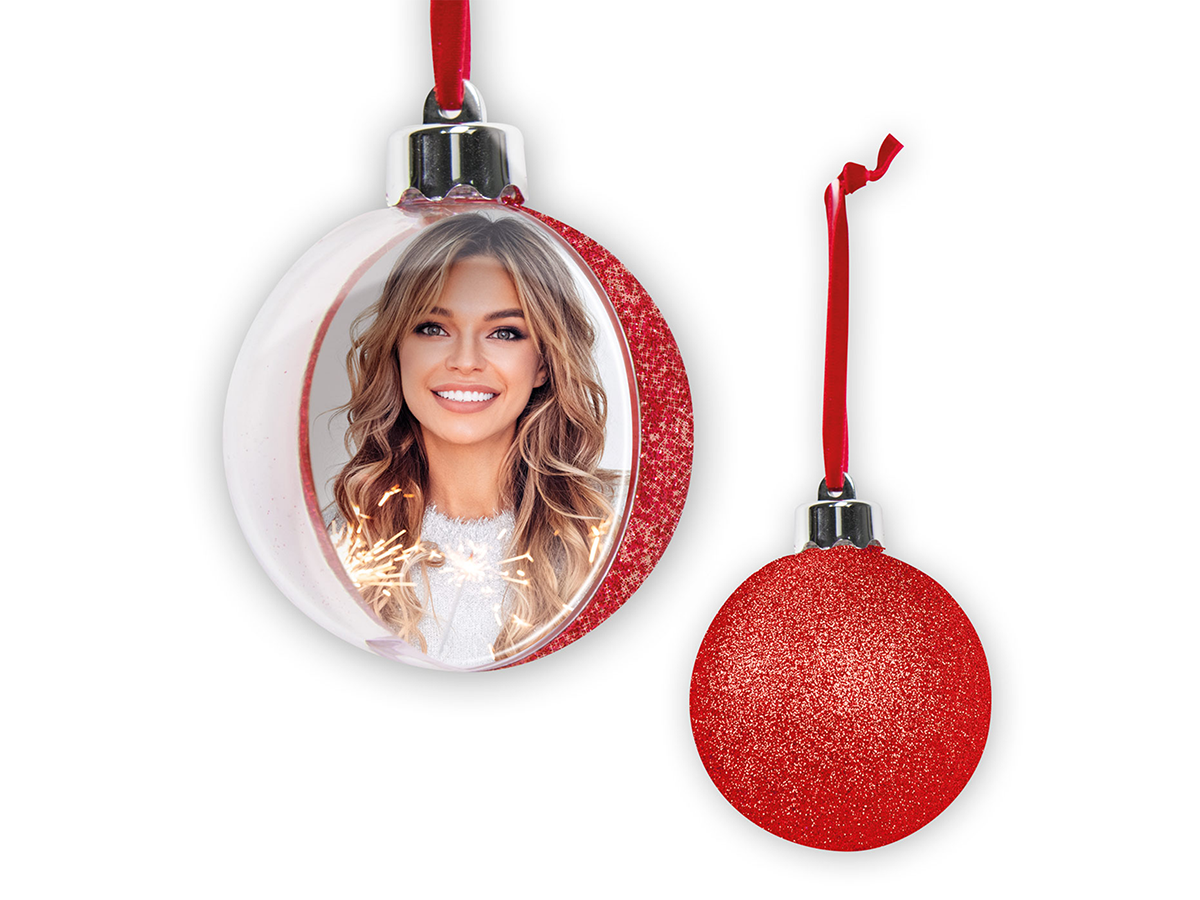 M. COLGANTE NAVIDAD FORMA BOLA GRANDE BIG RED REF. SF-120V1 