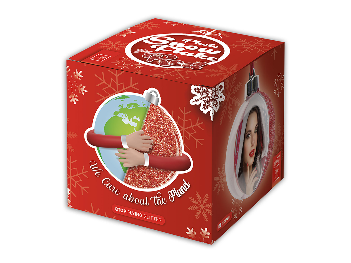 M. COLGANTE NAVIDAD FORMA BOLA GRANDE BIG RED REF. SF-120V1 