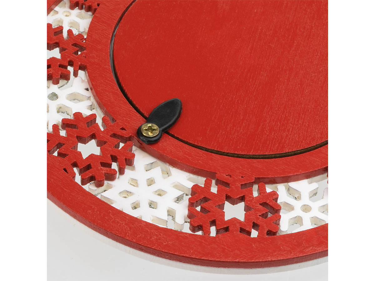 M. COLGANTE NAVIDAD KIVIK ROJO 6X6 