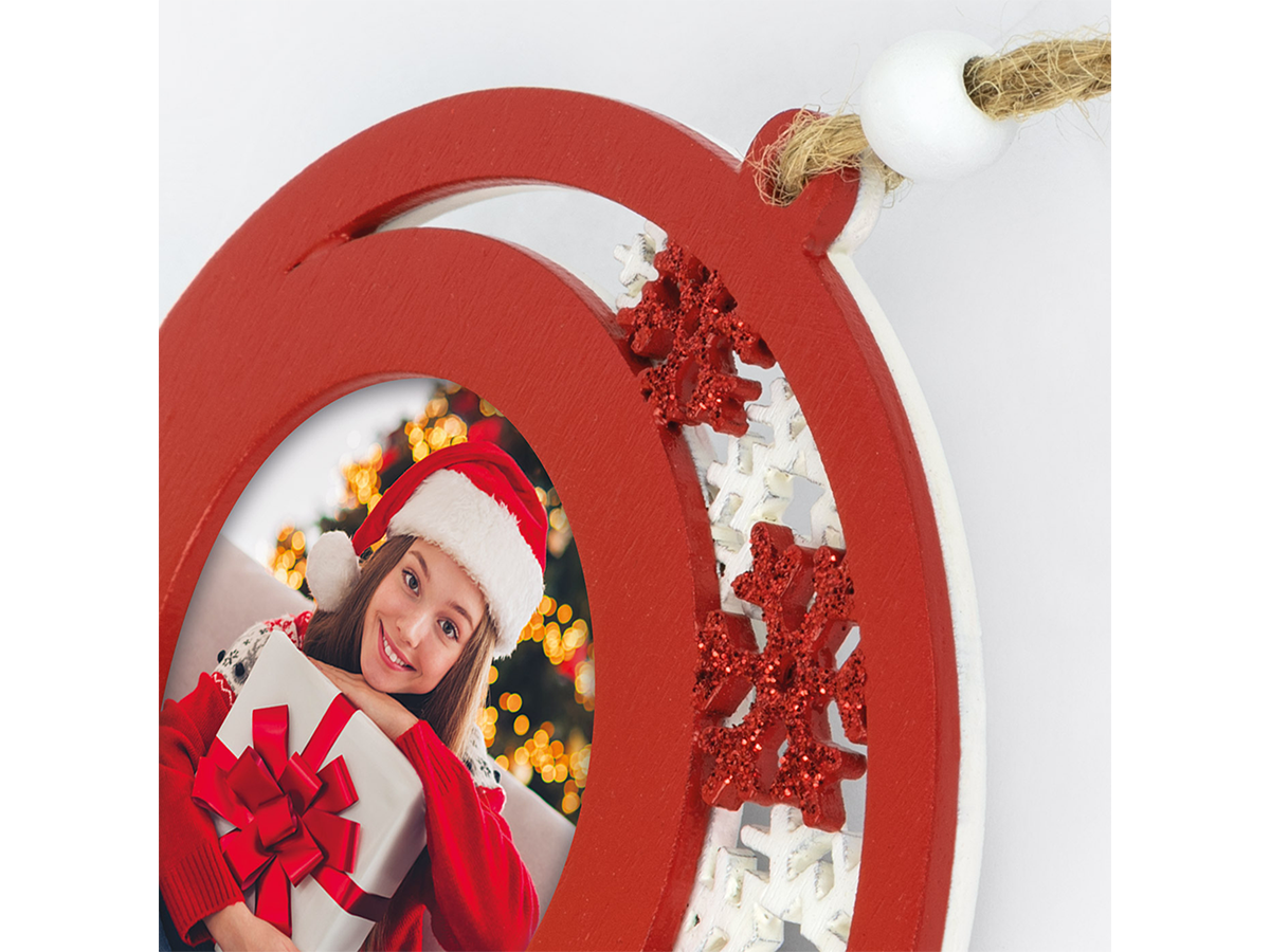 M. COLGANTE NAVIDAD KIVIK ROJO 6X6 