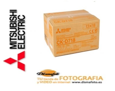 MITSUBISHI PAPEL CK-D718 13X18 - 2X230F 