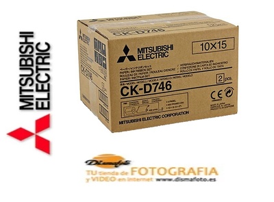 MITSUBISHI PAPEL CK-D746 10X15 - 2X400F 