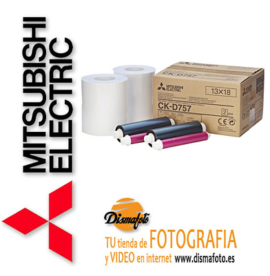 MITSUBISHI PAPEL CK-D757 13X18 - 2X230F 