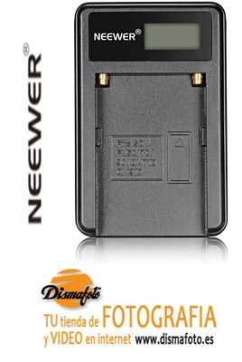 NEEWER CARGADOR USB UNIVERSAL P/BATERIA NP-F550 