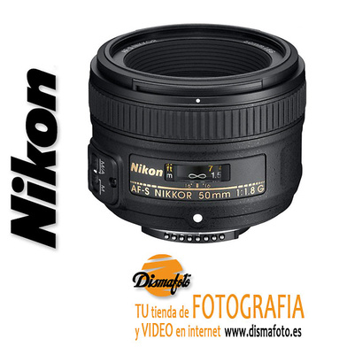 NIKON OBJETIVO AF-S 50MM F/1.8G 