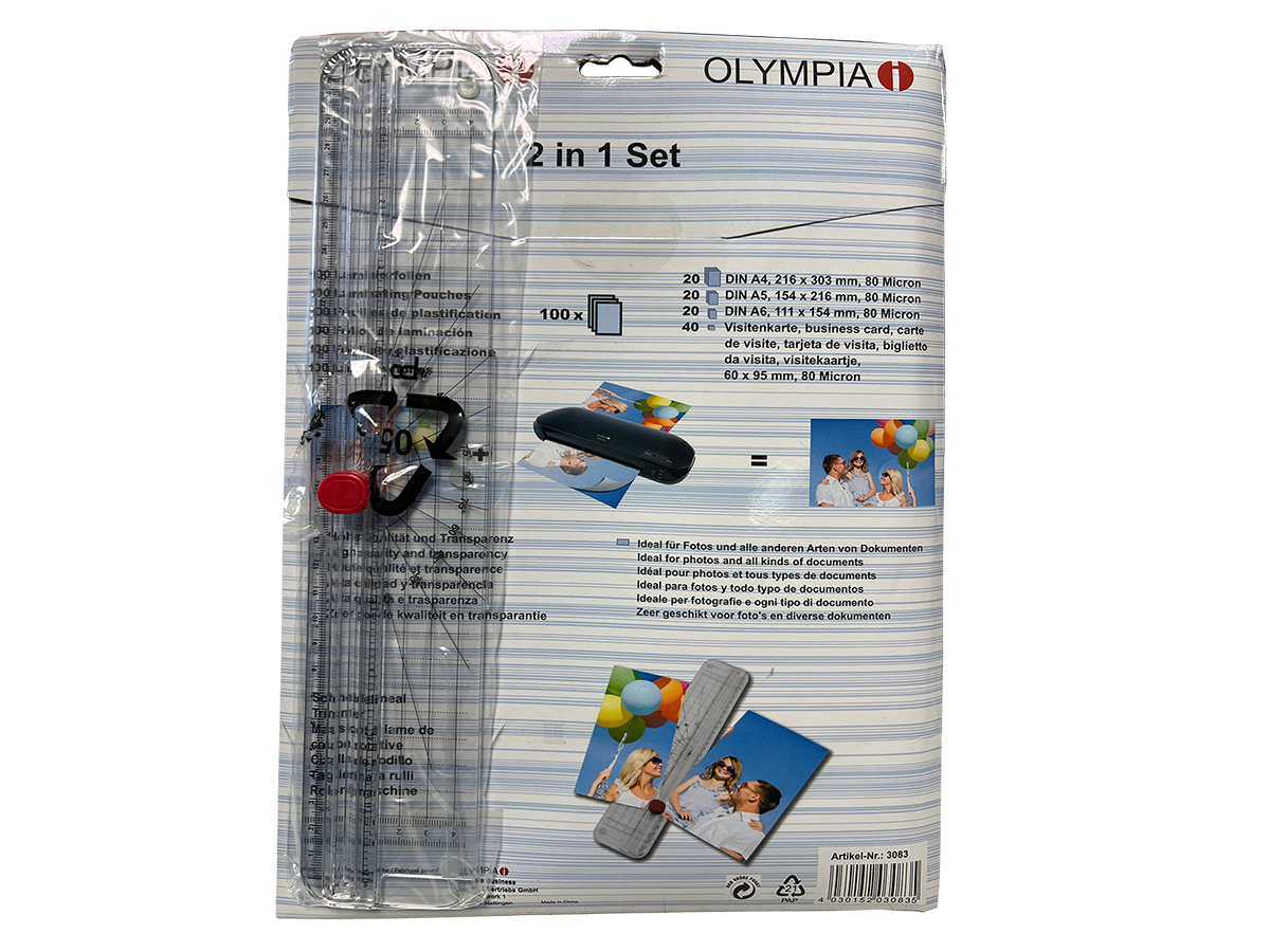 OLYMPIA CIZALLA SET LAMINATOR REF. 3083 