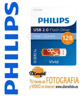 PHILIPS PENDRIVE USB 2.0 128 GB 